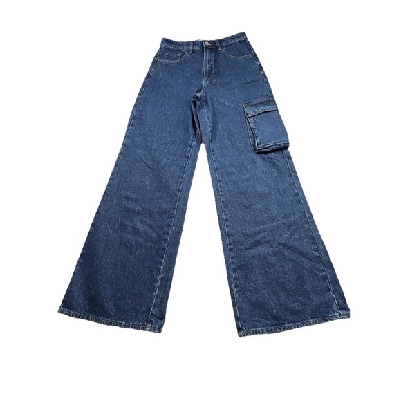 PacSun Denim - PacSun Wide Leg Jeans Women’s Sz 26 High Rise Baggy Cargo 90’s Y2K Grunge Skater